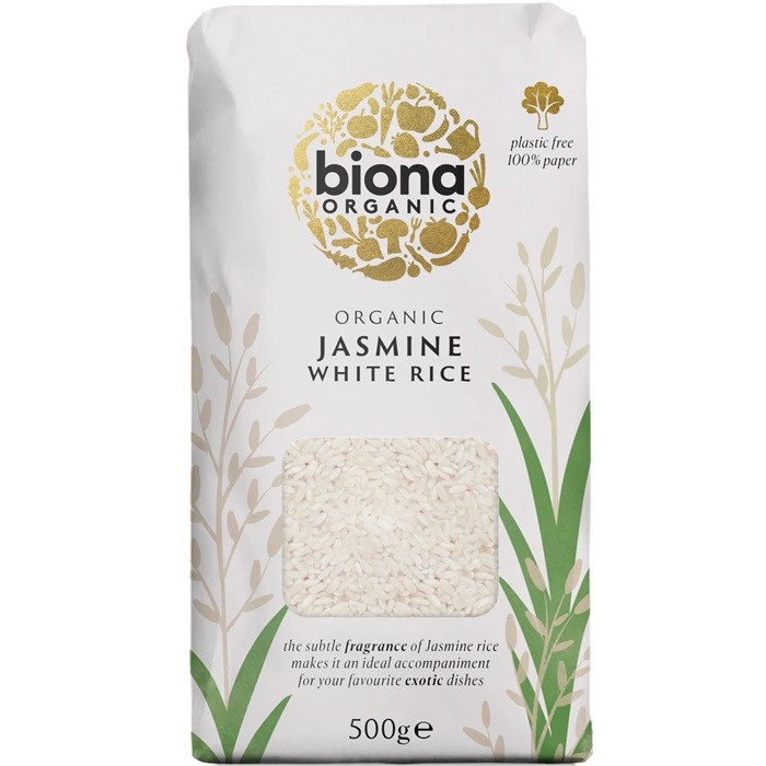 Orez Jasmin alb bio 500g Biona
