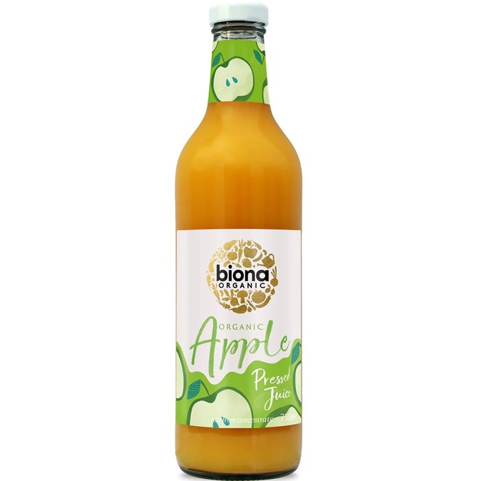 Suc de mere bio, fara zahar 750ml Biona
