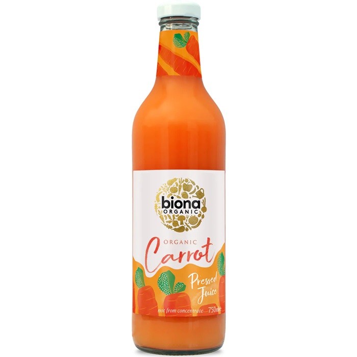 Suc de morcovi bio, fara zahar 750ml Biona