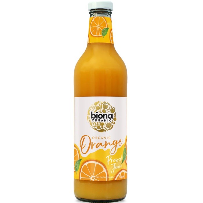 Suc de portocale bio, fara zahar 750ml Biona