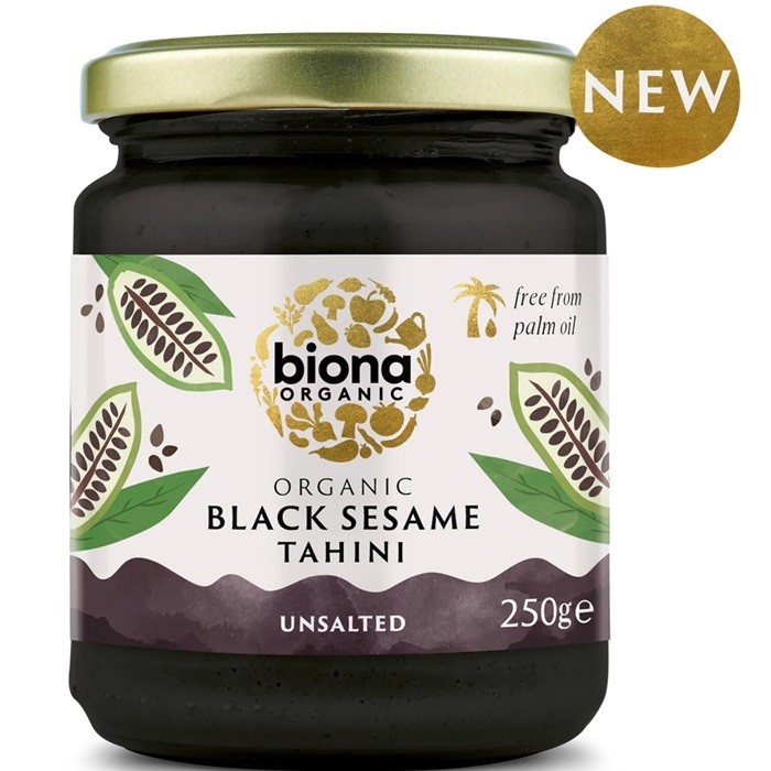 Tahini din susan negru bio, fara sare 250g Biona