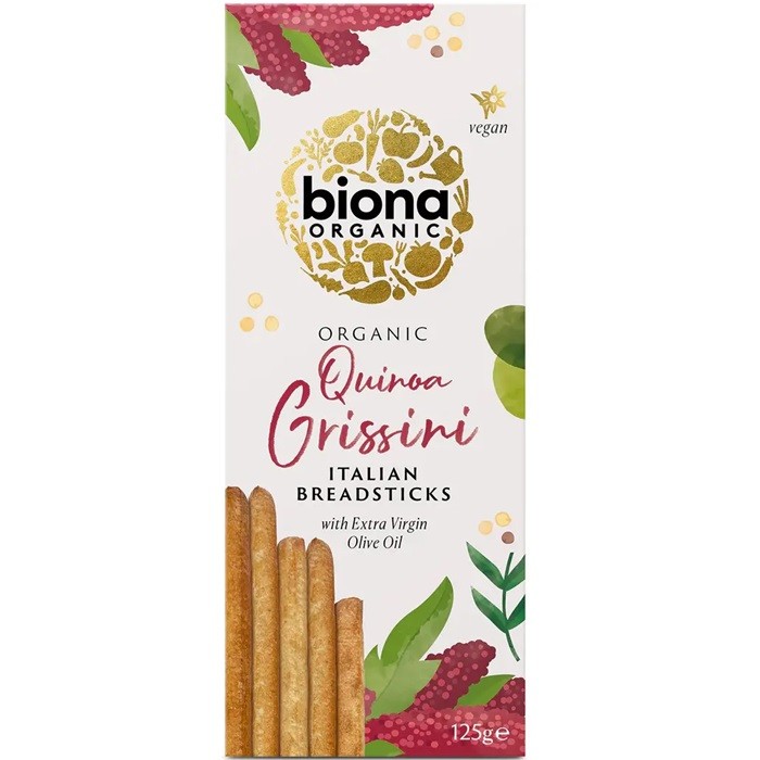 Grisine cu quinoa si ulei de masline bio 125g Biona