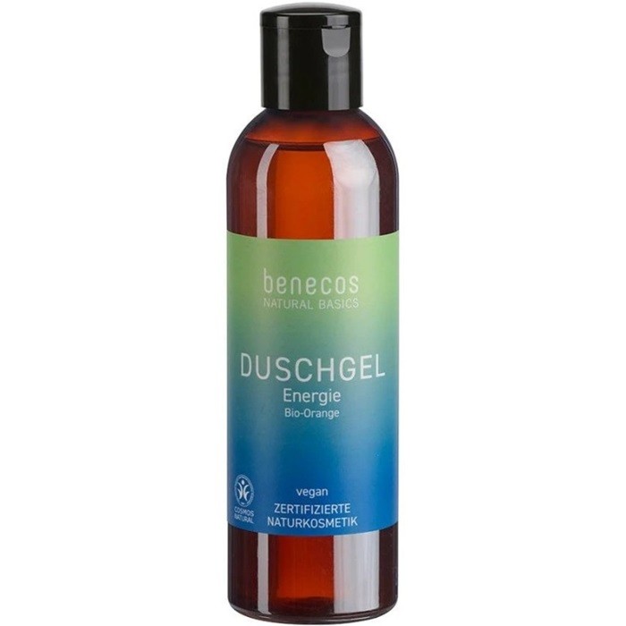 Gel de dus Energy cu extract organic de portocala, vegan 200ml Benecos