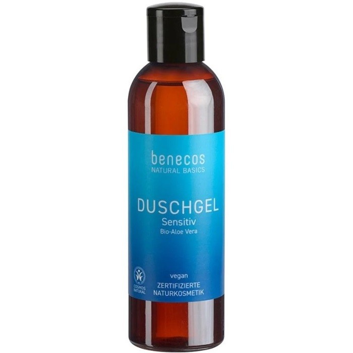Gel de dus Sensitiv cu extract organic de aloe vera, vegan 200ml Benecos