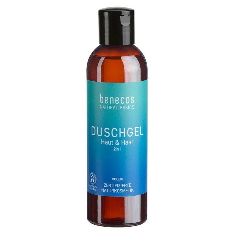 Gel de dus si sampon 2in1, vegan 200ml Benecos