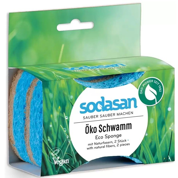 Burete eco pentru spalat vase 2buc Sodasan