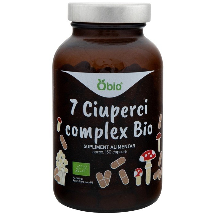 7 Ciuperci complex bio 150 capsule Obio