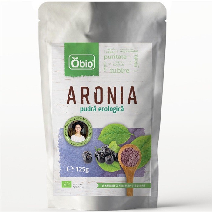 Aronia pudra bio 125g Obio