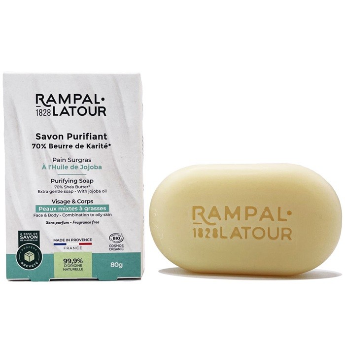 Sapun purificator pentru ten si corp 80g Rampal Latour