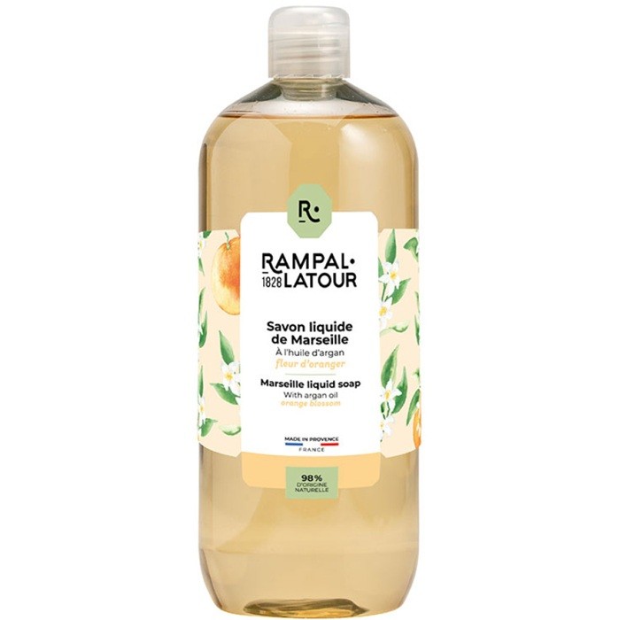 Sapun lichid de Marsilia cu flori de portocal 1000ml Rampal Latour