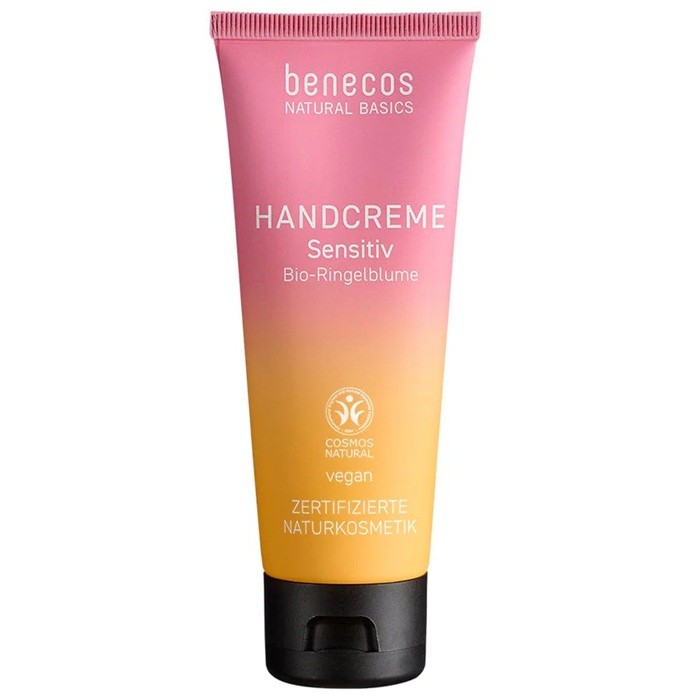 Crema de maini cu galbenele bio Sensitiv, pentru piele sensibila 75ml Benecos