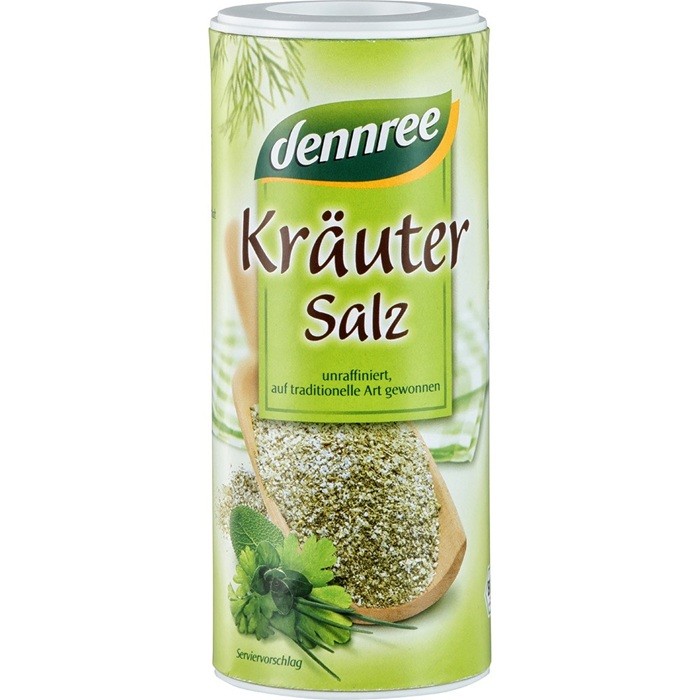 Sare neiodata cu plante aromatice bio 160g Dennree