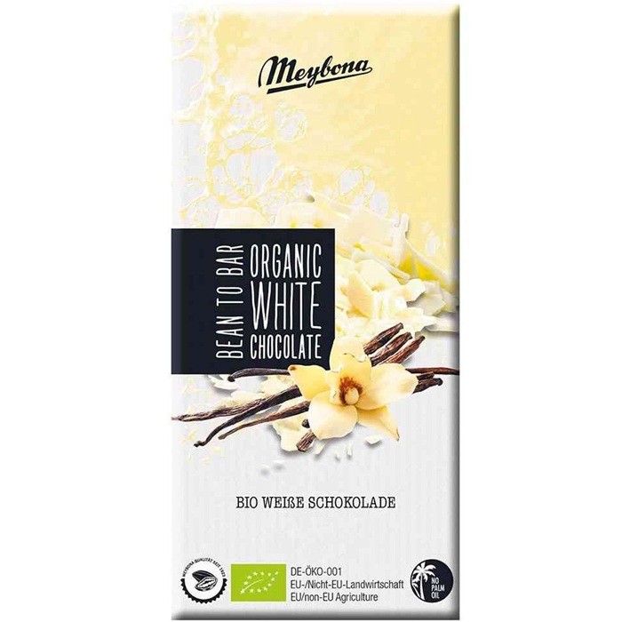 Ciocolata alba bio 100g Meybona Organic