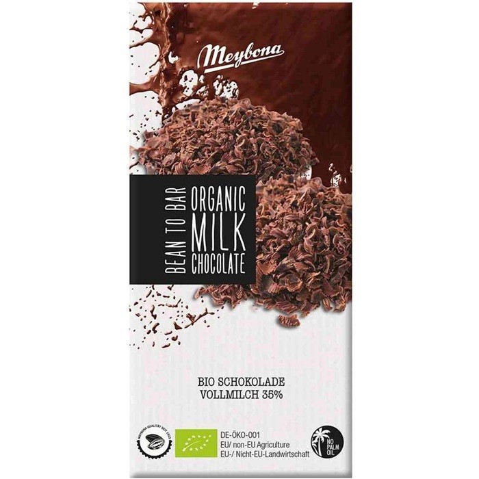 Ciocolata cu lapte bio 100g Meybona Organic