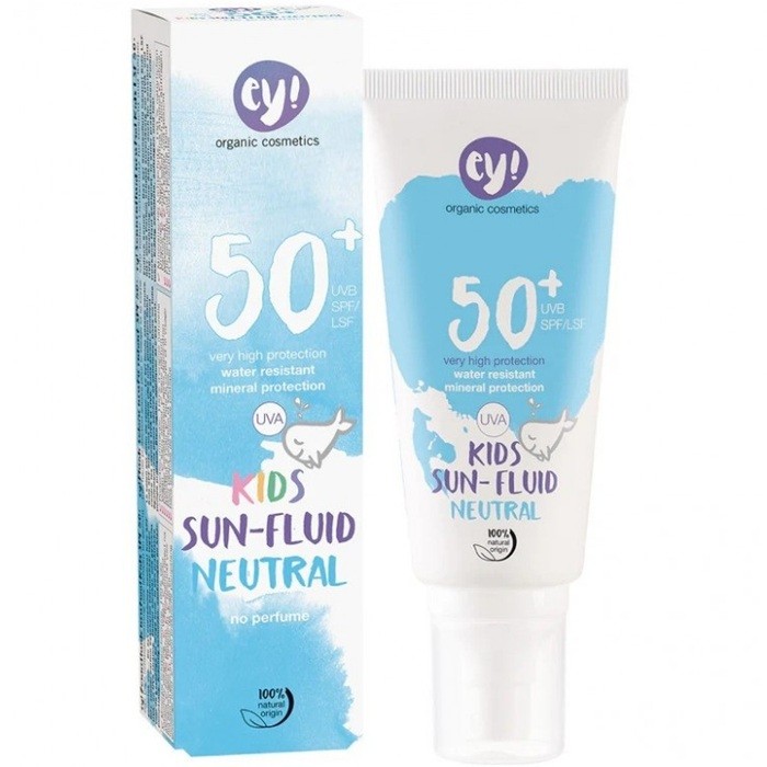Spray bio protectie solara Bebe si Copii FPS 50+ piele foarte sensibila, fara parfum 100ml ey! Eco Cosmetics