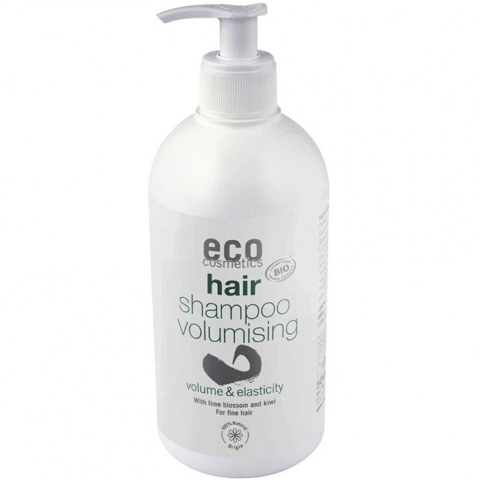 Sampon bio pentru volum cu kiwi si lime, family size 500ml Eco Cosmetics