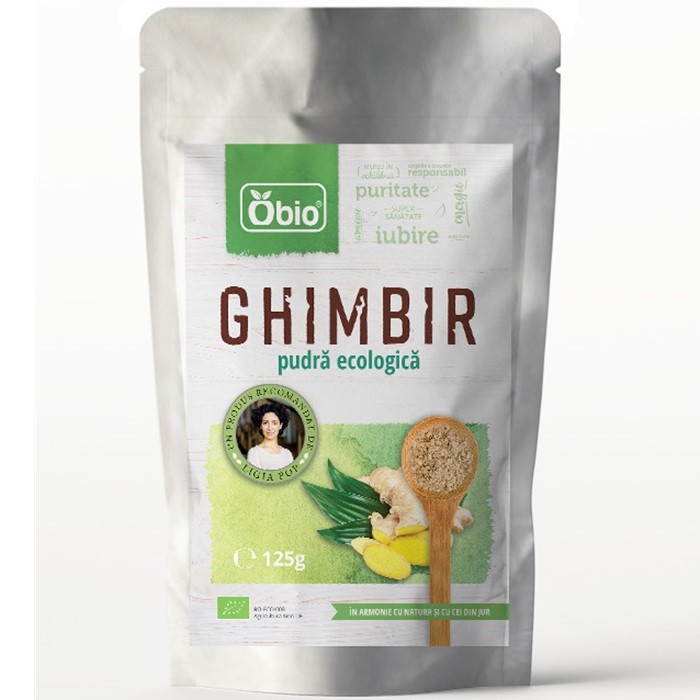 Ghimbir pudra bio 125g Obio