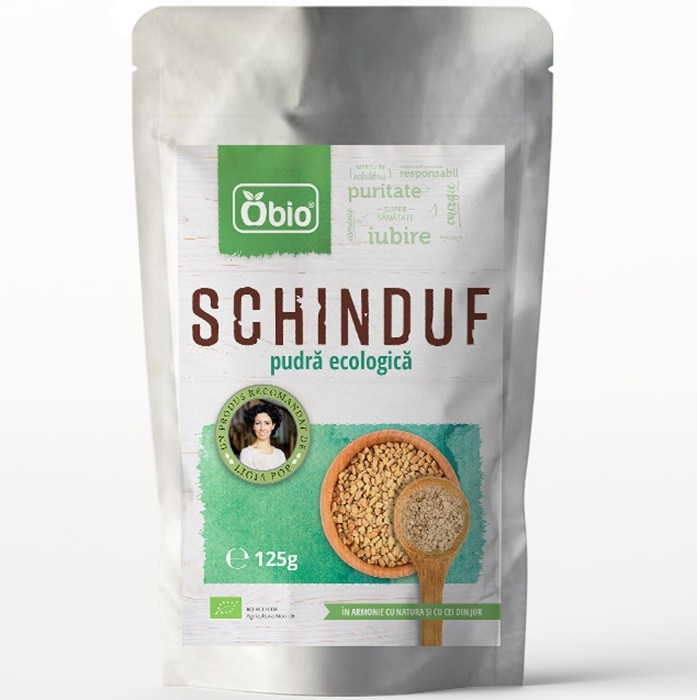 Schinduf pudra bio 125g Obio