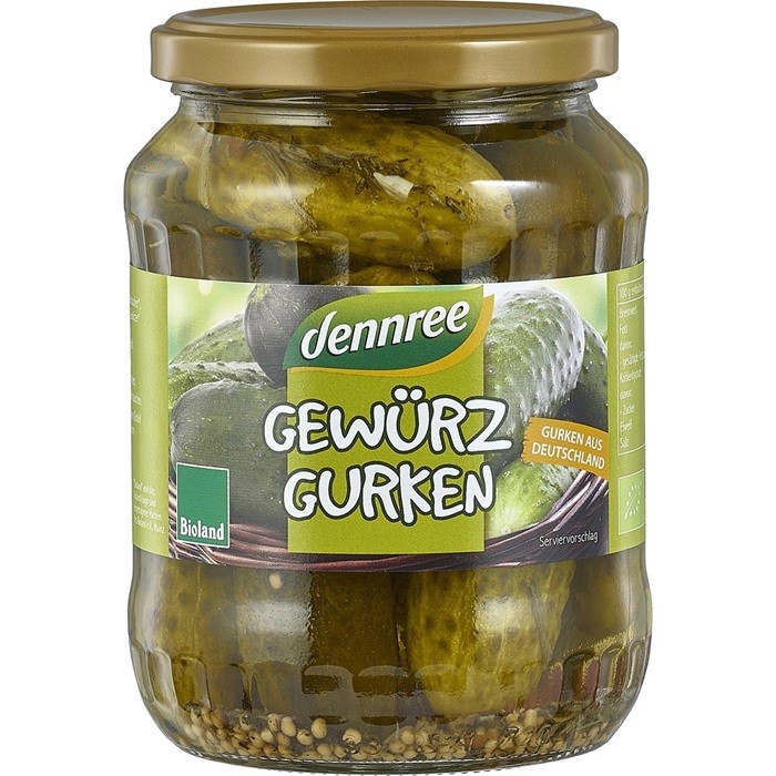 Castraveti murati bio 670g Dennree