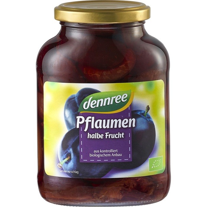 Compot de prune bio 540g Dennree