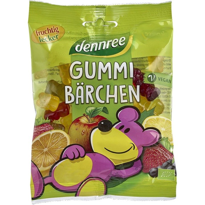 Jeleuri ursuleti gumati bio vegani 100g Dennree