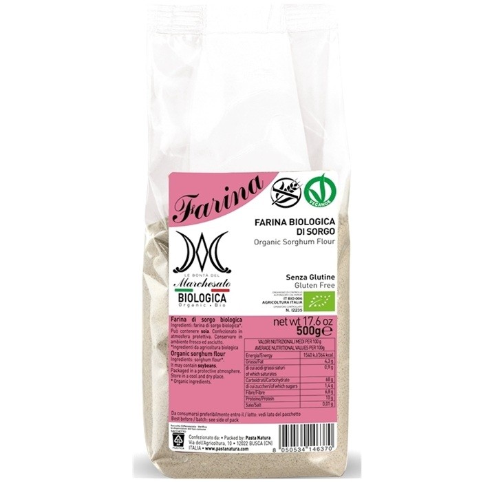 Faina de sorg bio, fara gluten 500g Marchesato