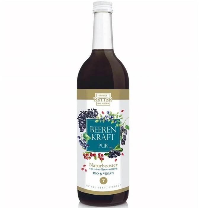 Suc de fructe de padure pur bio 750ml Retter