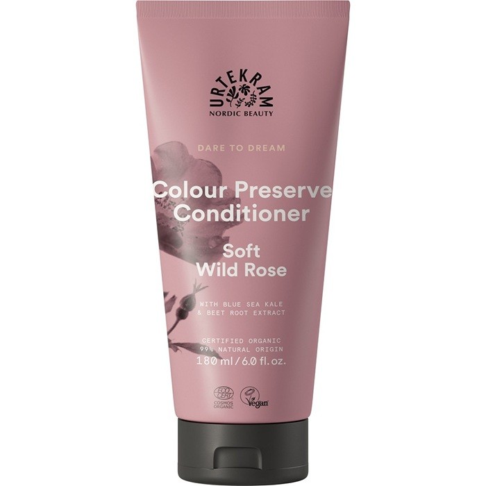 Balsam cu trandafir salbatic pentru par vopsit 180ml Urtekram