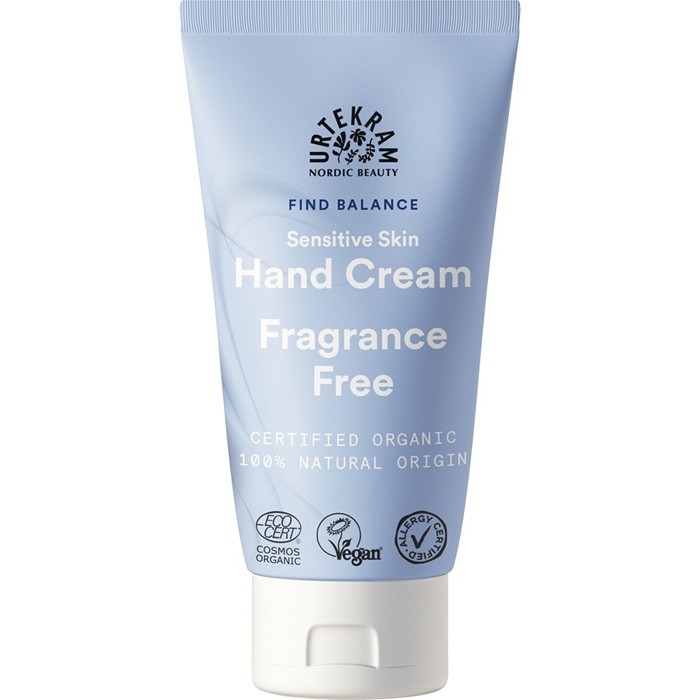 Crema de maini fara parfum, pentru piele sensibila 75ml Urtekram