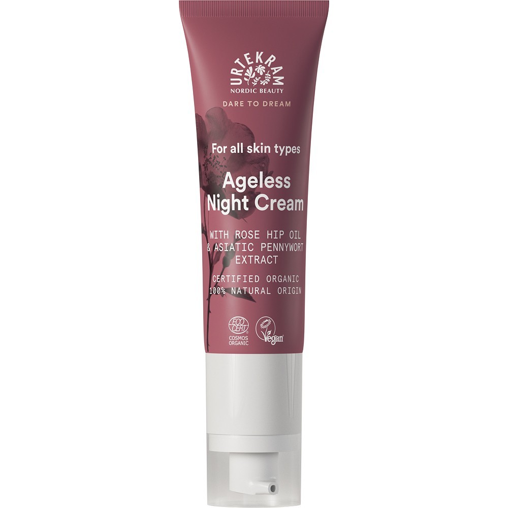 Crema de noapte pt orice tip de ten, cu ulei de macese 50ml Urtekram