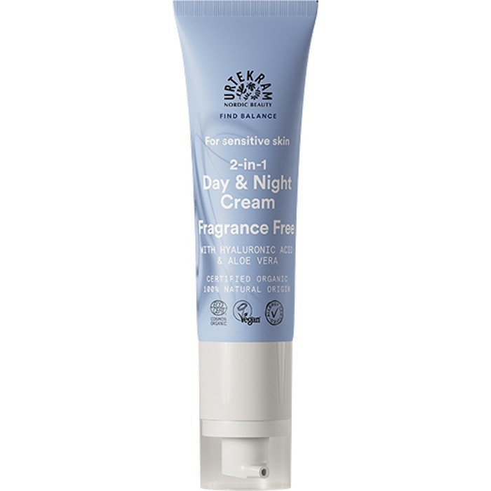 Crema sensitiv 2 in 1 fara parfum, pentru zi si noapte 50ml Urtekram