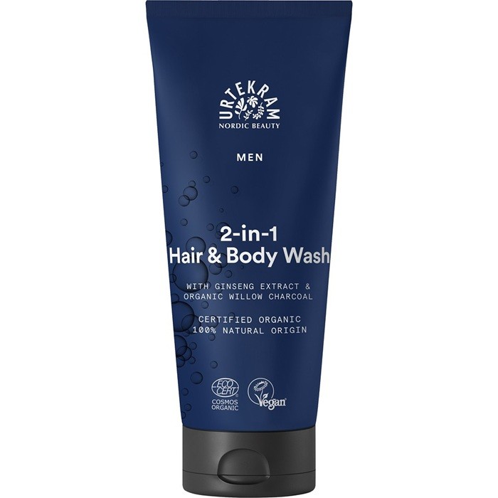 Gel de dus 2 in 1 par si corp pentru barbati 200ml Urtekram