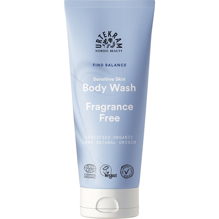 Gel de dus pentru piele sensibila, fara parfum 200ml Urtekram
