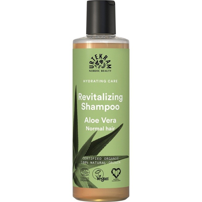 Sampon revitalizant cu aloe vera bio pentru par normal 250ml Urtekram