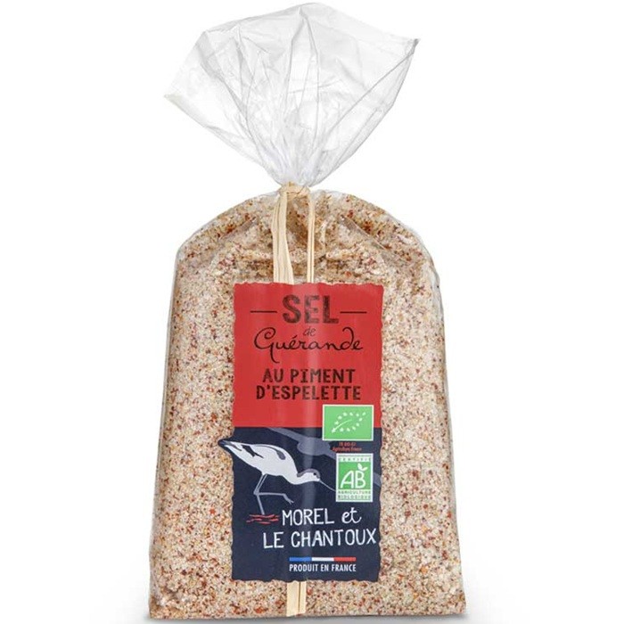 Sare de mare cu ardei iute Espelette bio 250g Morel et Le Chantoux