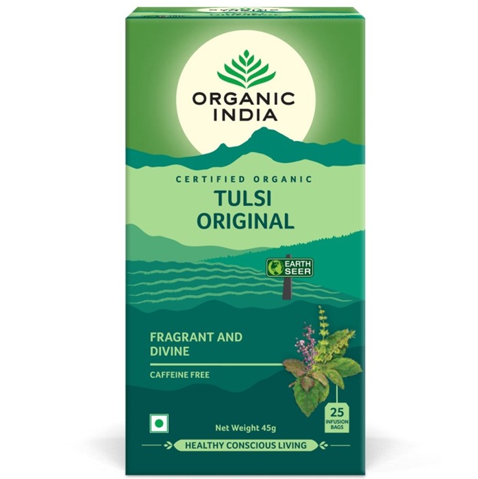 Ceai Tulsi (Busuioc Sfant) Original 25 plicuri Organic India