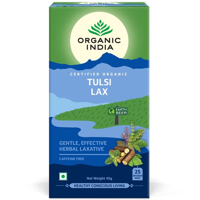 Ceai Tulsi Lax pentru constipatie 25 plicuri Organic India
