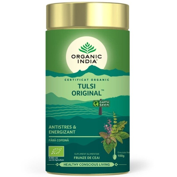 Ceai Tulsi (Busuioc Sfant) Original 100g Organic India