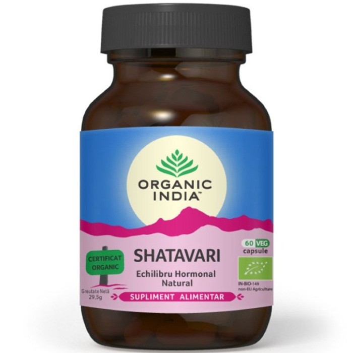 Shatavari, echilibru hormonal 60 capsule Organic India