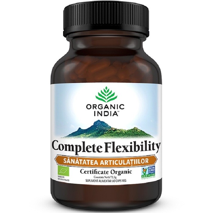 Complete Flexibility, Sanatatea articulatiilor 60 capsule Organic India 