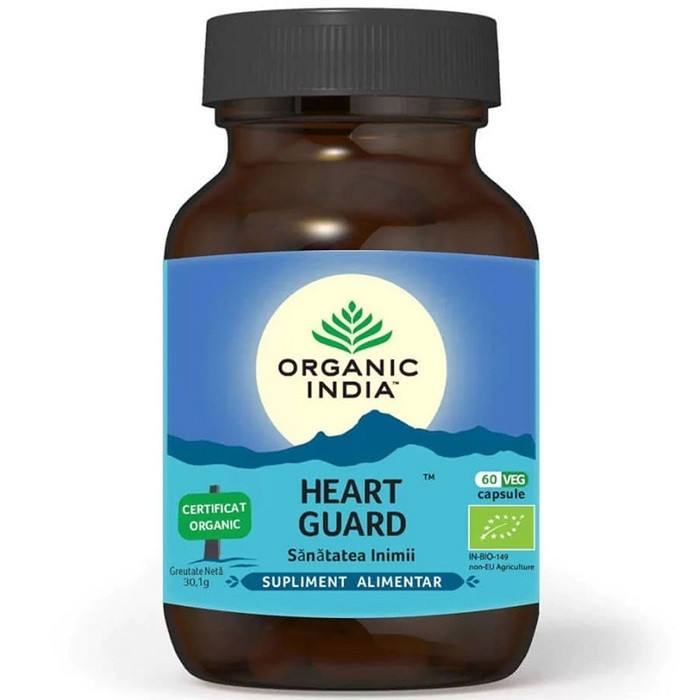 Heart Guard, sanatatea inimii 60 capsule Organic India