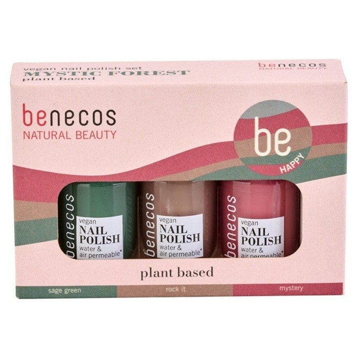 Set lacuri de unghii naturale 20 free vegane, Mystic Forest Benecos