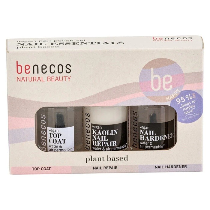 Set lacuri de unghii naturale 20-free vegane, Nail Essentials Benecos