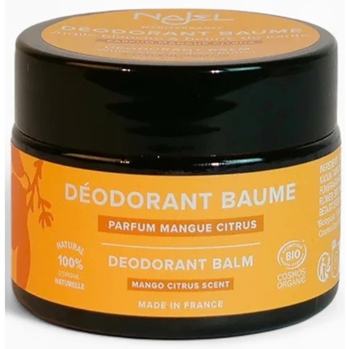 Deodorant natural mango si citrice, cu argila alba 45g Najel