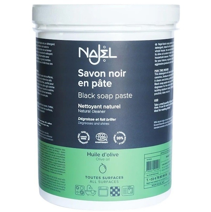 Sapun negru vegetal, pasta concentrata universala 1kg Najel