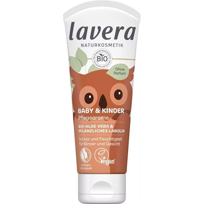 Crema de ingrijire cu aloe vera bio pentru copii, fara parfum 75ml Lavera