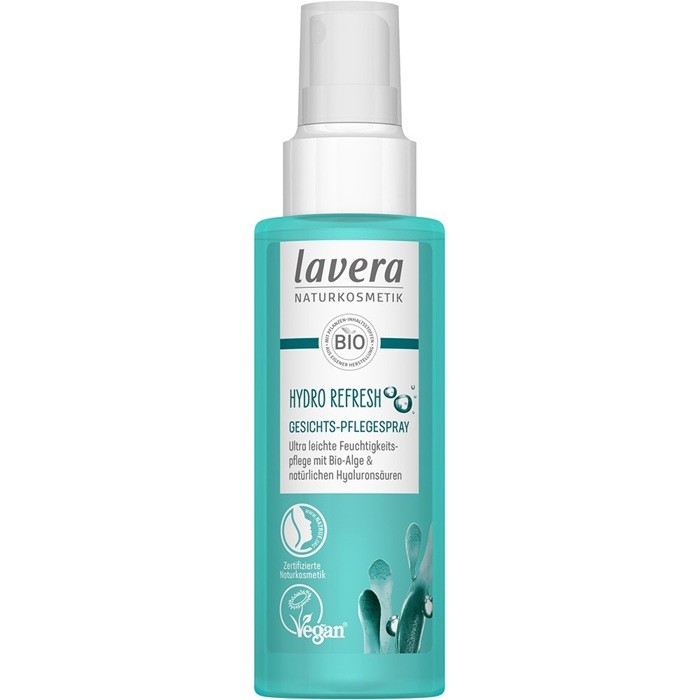 Spray de ingrijire faciala cu alge bio si acizi hialuronici Hydro Refresh 100ml Lavera