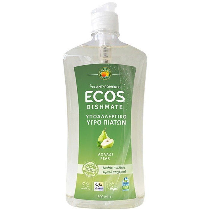 Detergent lichid pentru vase cu pere 500ml Ecos