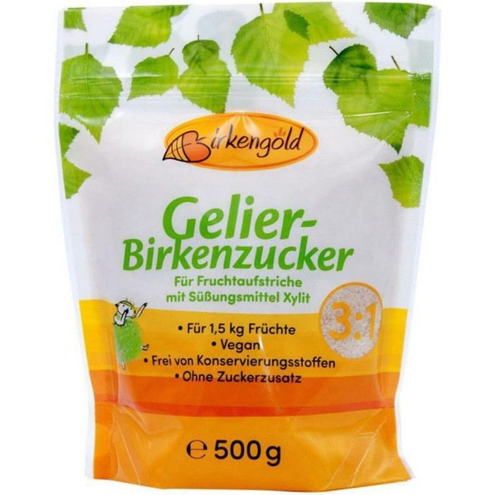 Gelifiant cu xylitol (zahar de mesteacan) 500g Birkengold