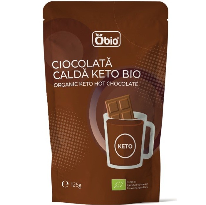Ciocolata calda Keto bio 125g Obio